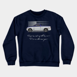 Silver and Blue Crewneck Sweatshirt